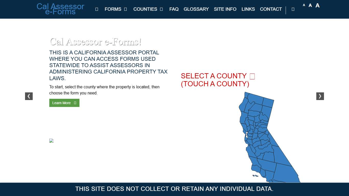 CA Assessors Association - e-Forms Service Center
